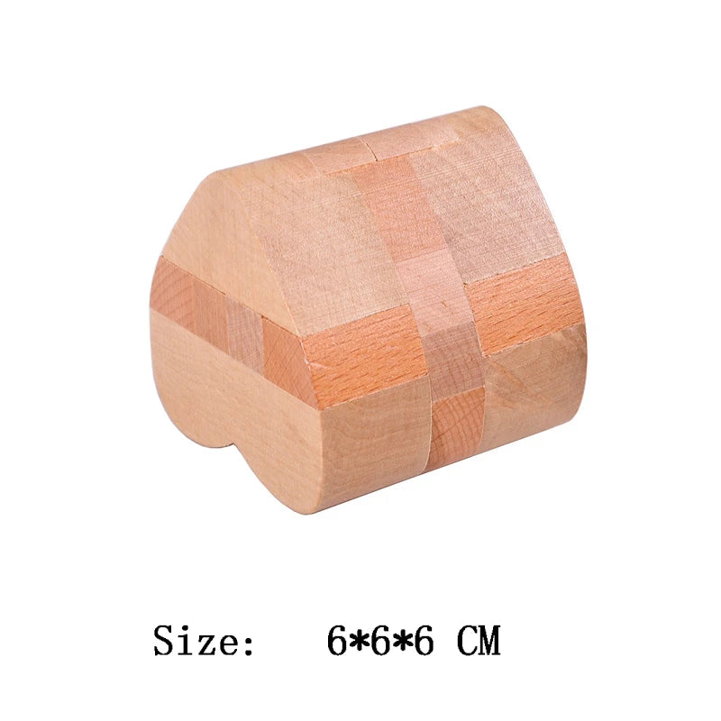 Wooden Lu Ban Lock Brain Teaser Puzzle