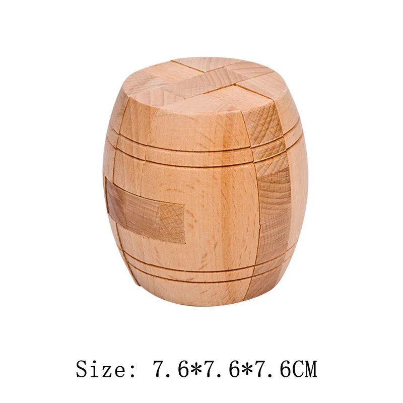 Wooden Lu Ban Lock Brain Teaser Puzzle