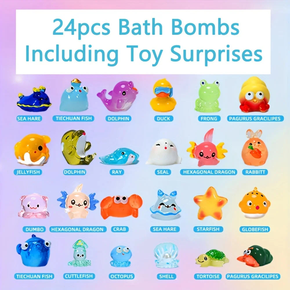 Bath Bombs for Kids with Toy Surprises