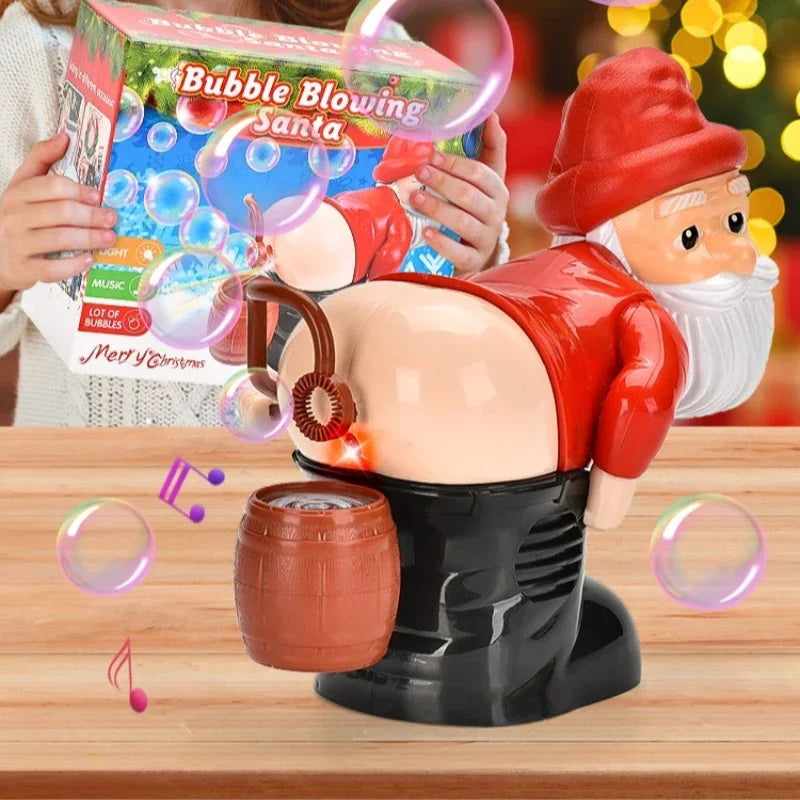 Christmas Santa Bubble Machine with Lights