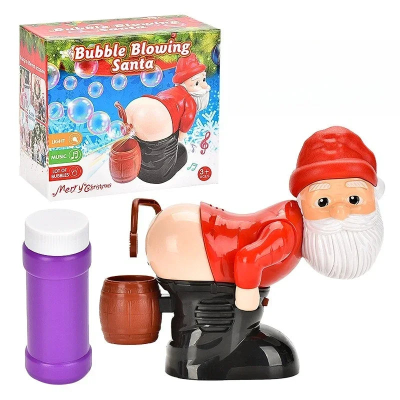 Christmas Santa Bubble Machine with Lights
