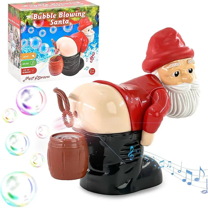 Christmas Santa Bubble Machine with Lights
