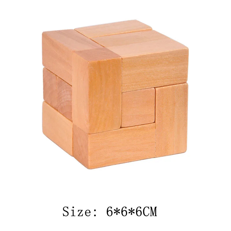 Wooden Lu Ban Lock Brain Teaser Puzzle