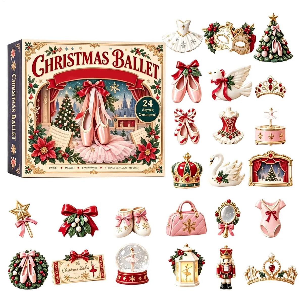 Ballet Acrylic Christmas Advent Calendar