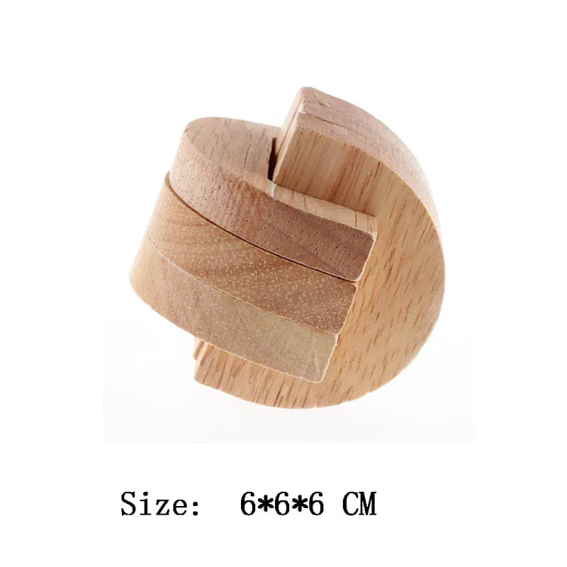 Wooden Lu Ban Lock Brain Teaser Puzzle