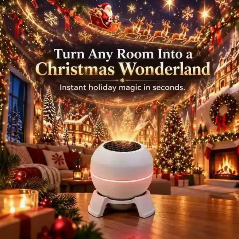 Rotating LED Christmas Projector Night Light