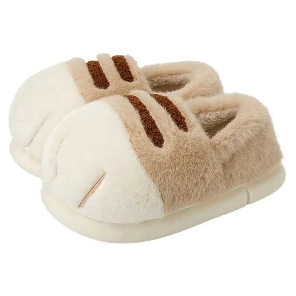 Cat Claw Plush Slippers for Women