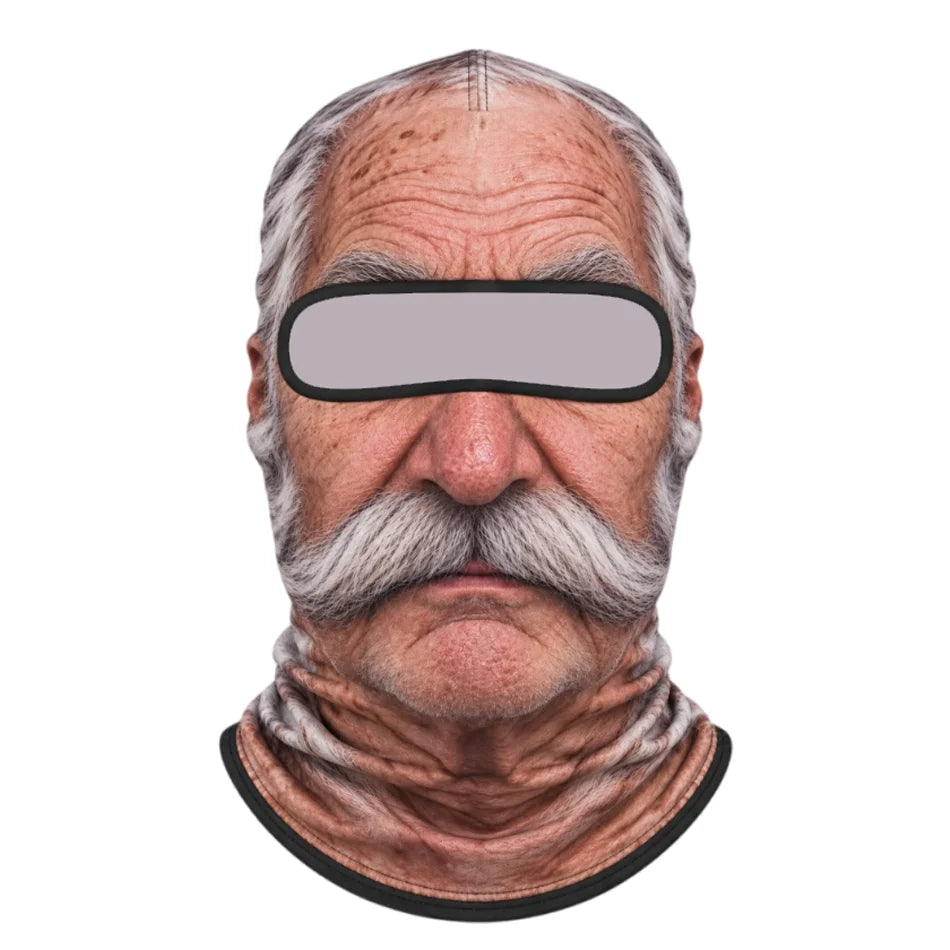 Funny Old Man Balaclava Ski Mask