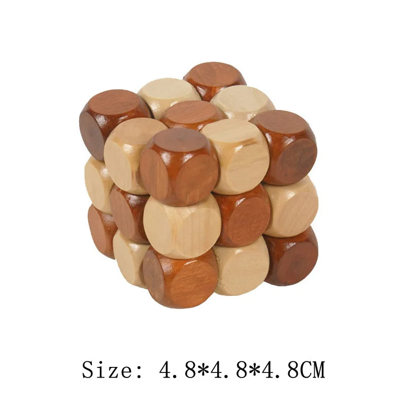 Wooden Lu Ban Lock Brain Teaser Puzzle