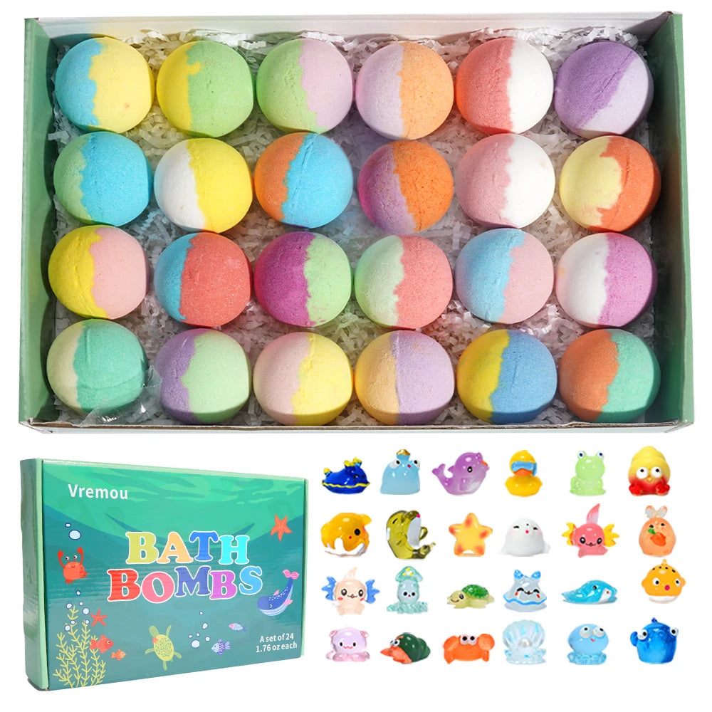 Bath Bombs for Kids with Toy Surprises