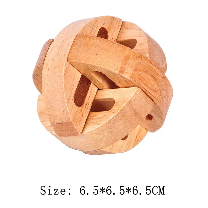 Wooden Lu Ban Lock Brain Teaser Puzzle