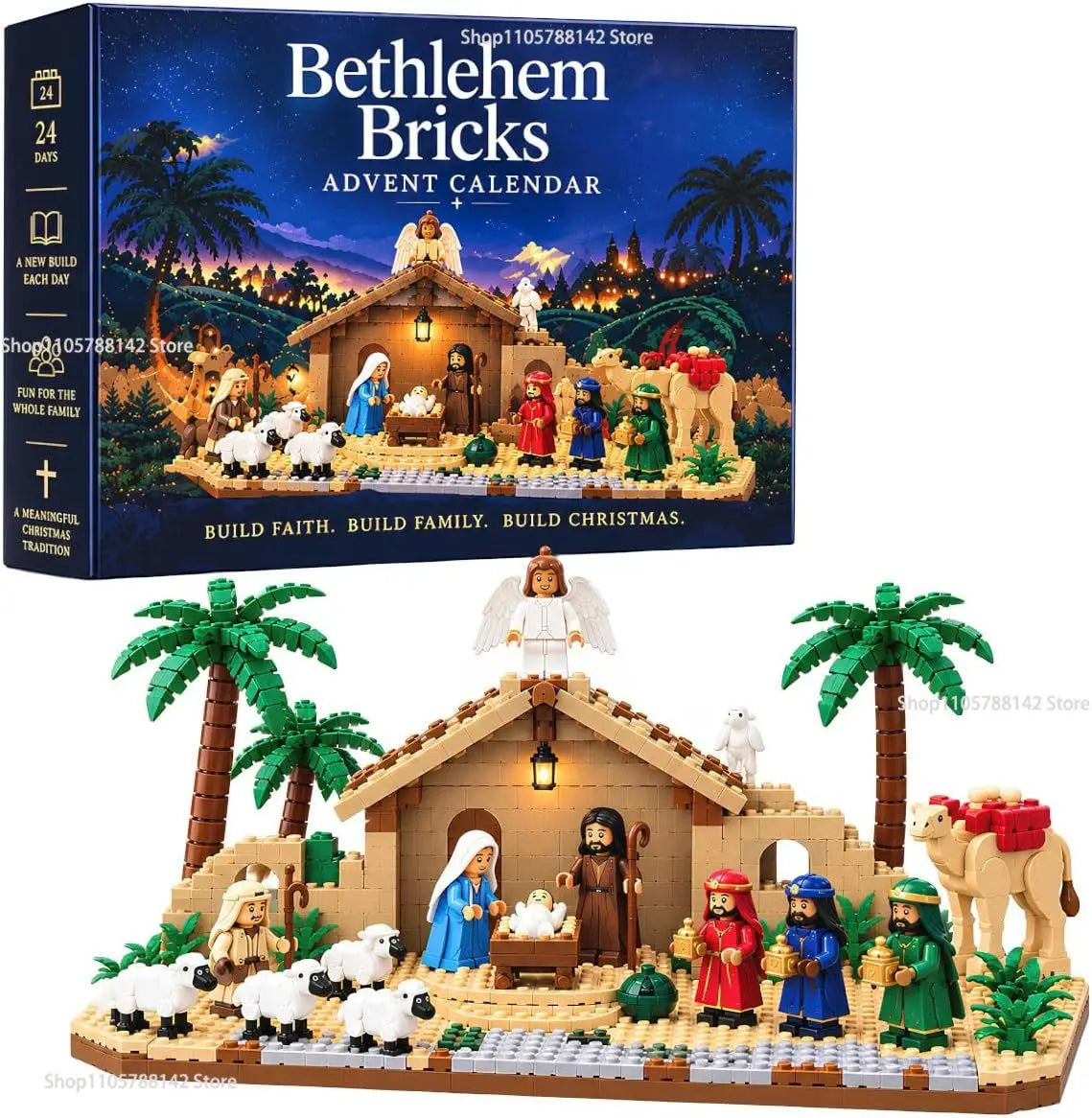 Nativity Advent Calendar Building Set