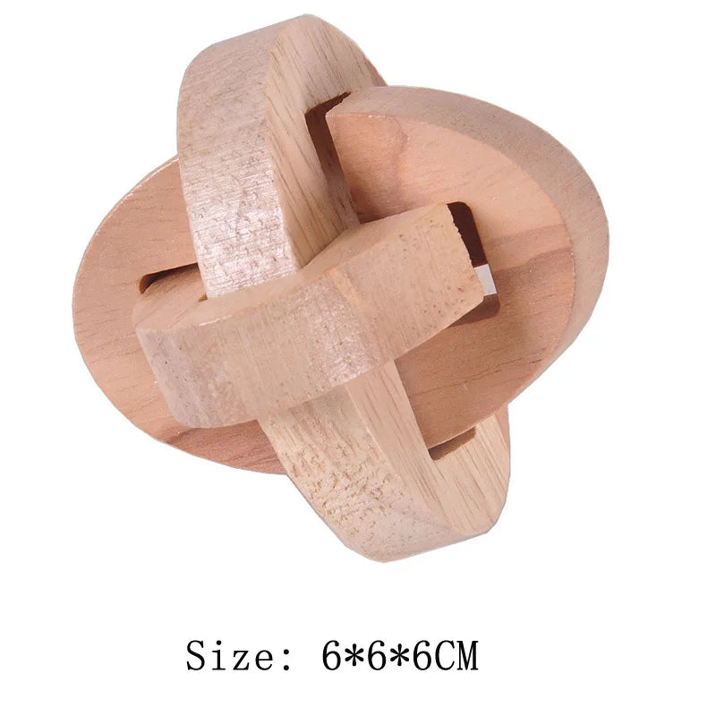 Wooden Lu Ban Lock Brain Teaser Puzzle