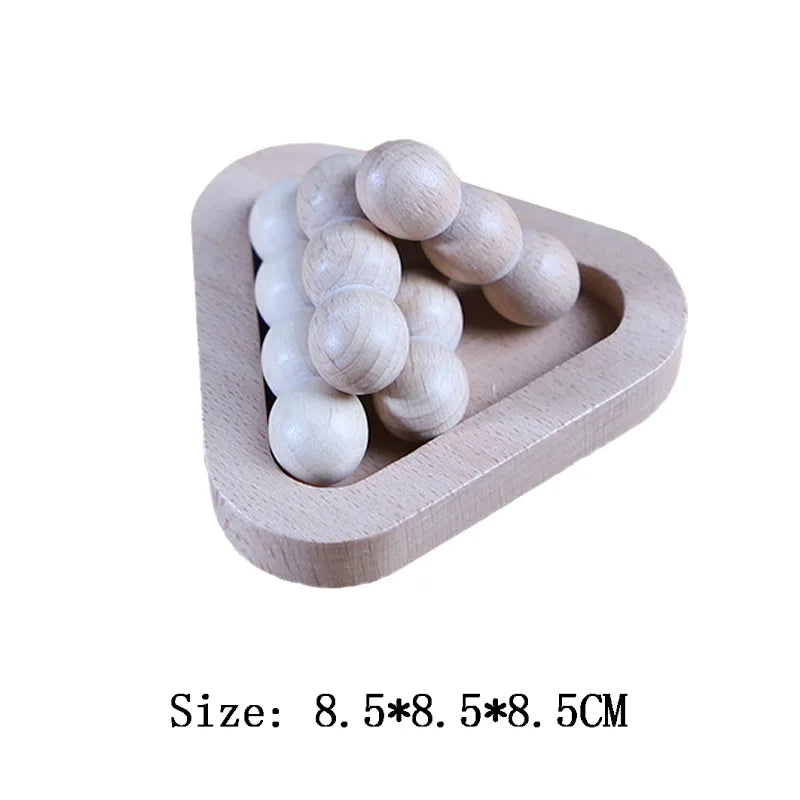 Wooden Lu Ban Lock Brain Teaser Puzzle