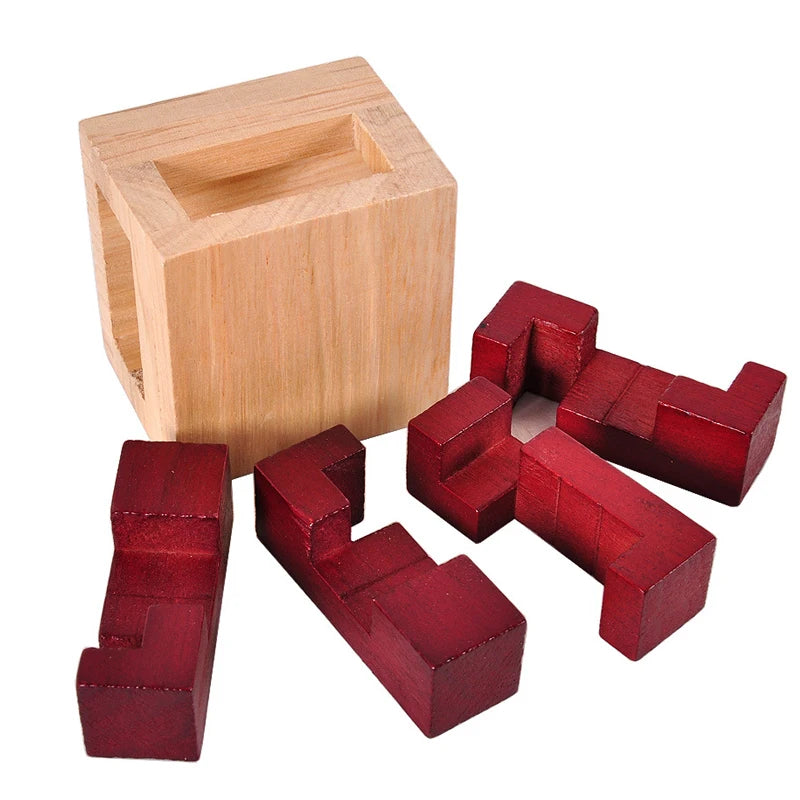 Wooden Magic Box Puzzle Brain Teaser