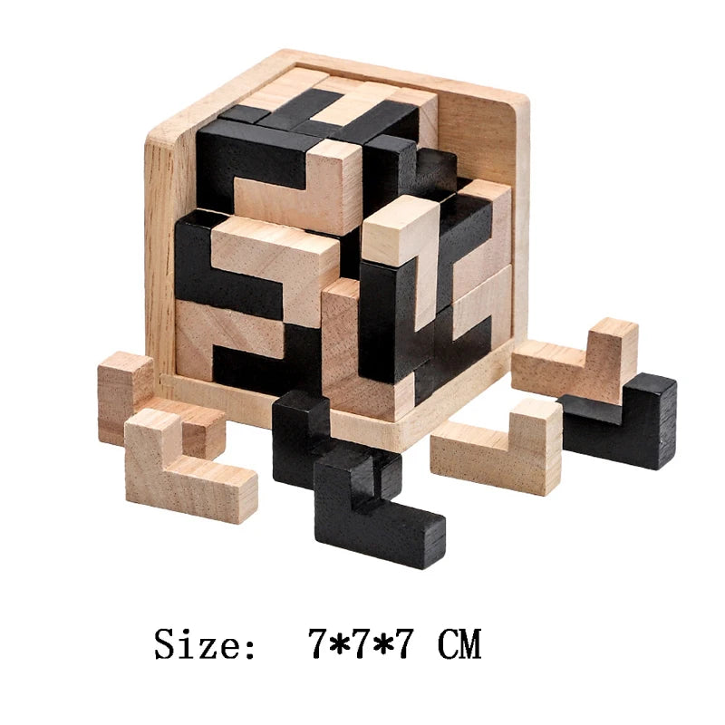 Wooden Lu Ban Lock Brain Teaser Puzzle