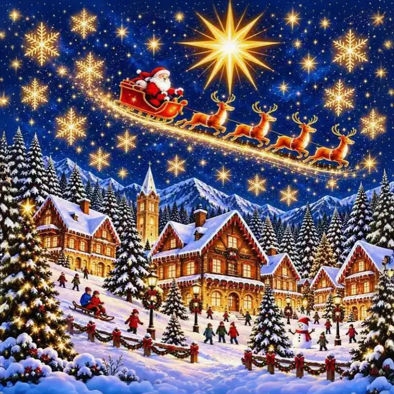 Rotating LED Christmas Projector Night Light