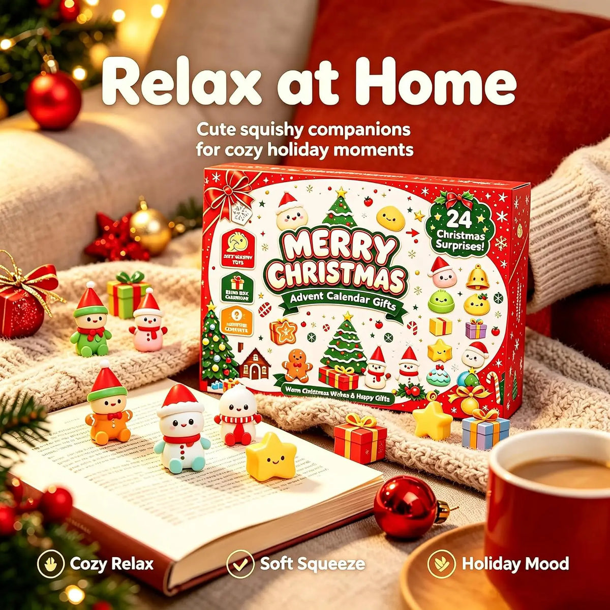 Dumpling Squishy Advent Calendar Fidget Toys