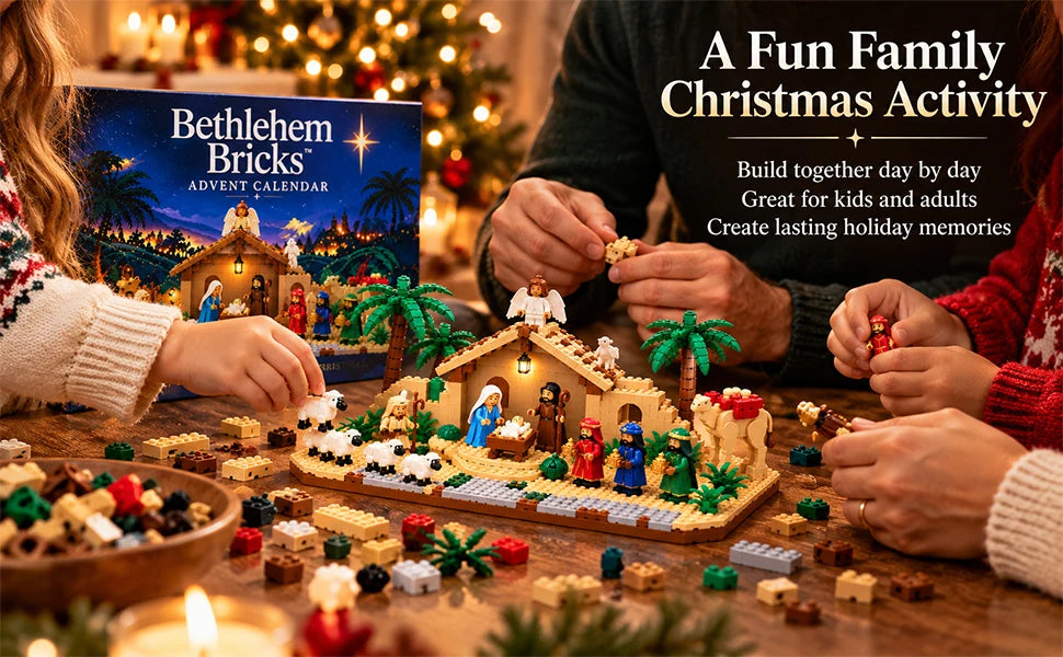 Nativity Advent Calendar Building Set