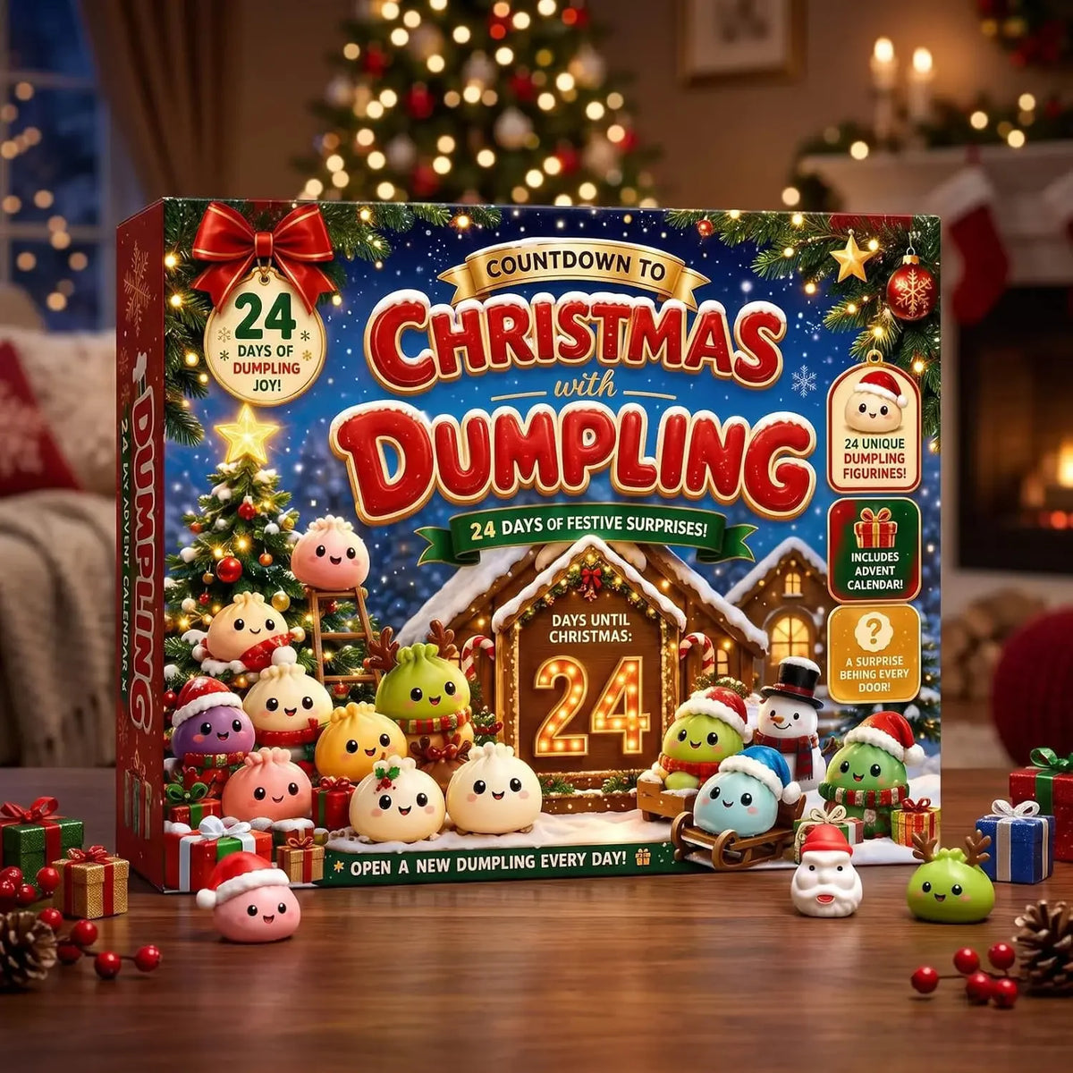 Dumpling Squishy Advent Calendar Fidget Toys