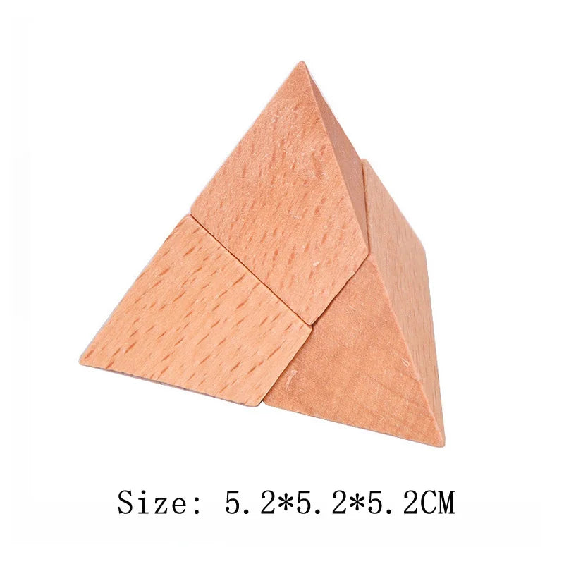 Wooden Lu Ban Lock Brain Teaser Puzzle