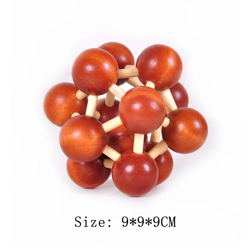 Wooden Lu Ban Lock Brain Teaser Puzzle