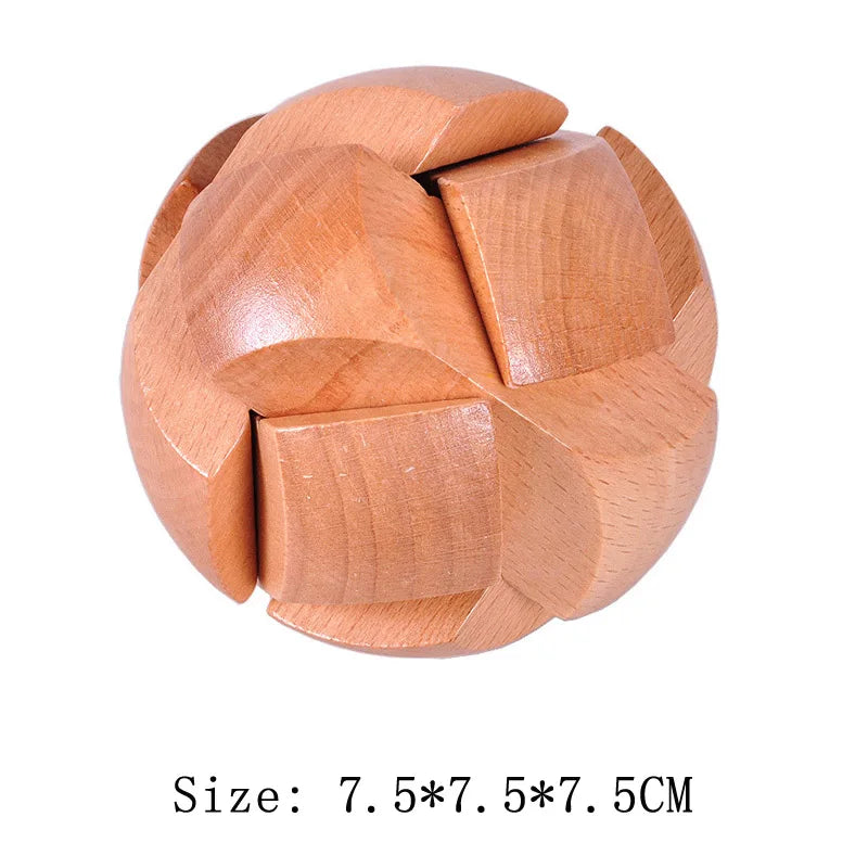 Wooden Lu Ban Lock Brain Teaser Puzzle
