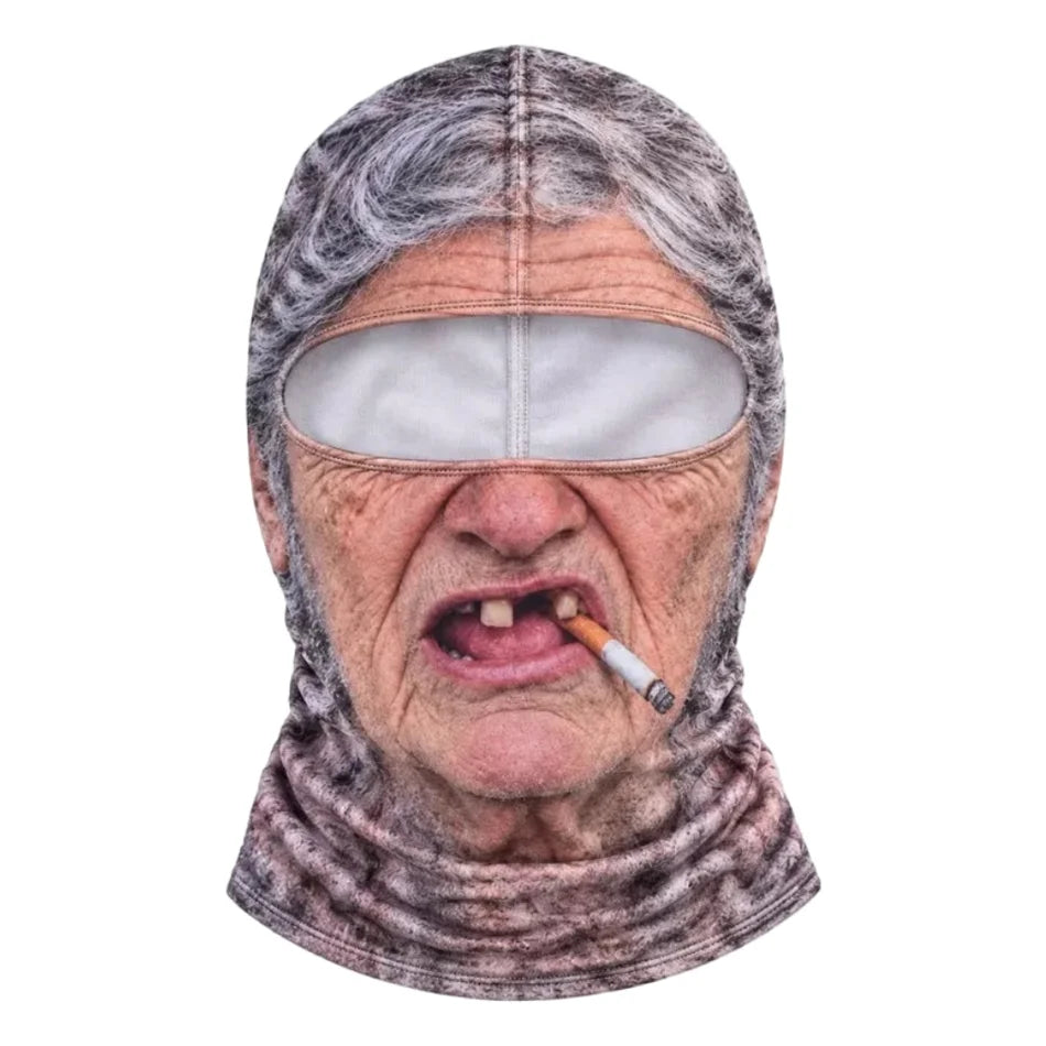 Funny Old Man Balaclava Ski Mask