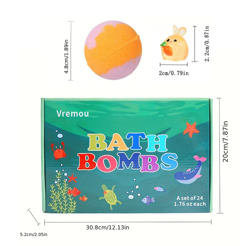 Bath Bombs for Kids with Toy Surprises