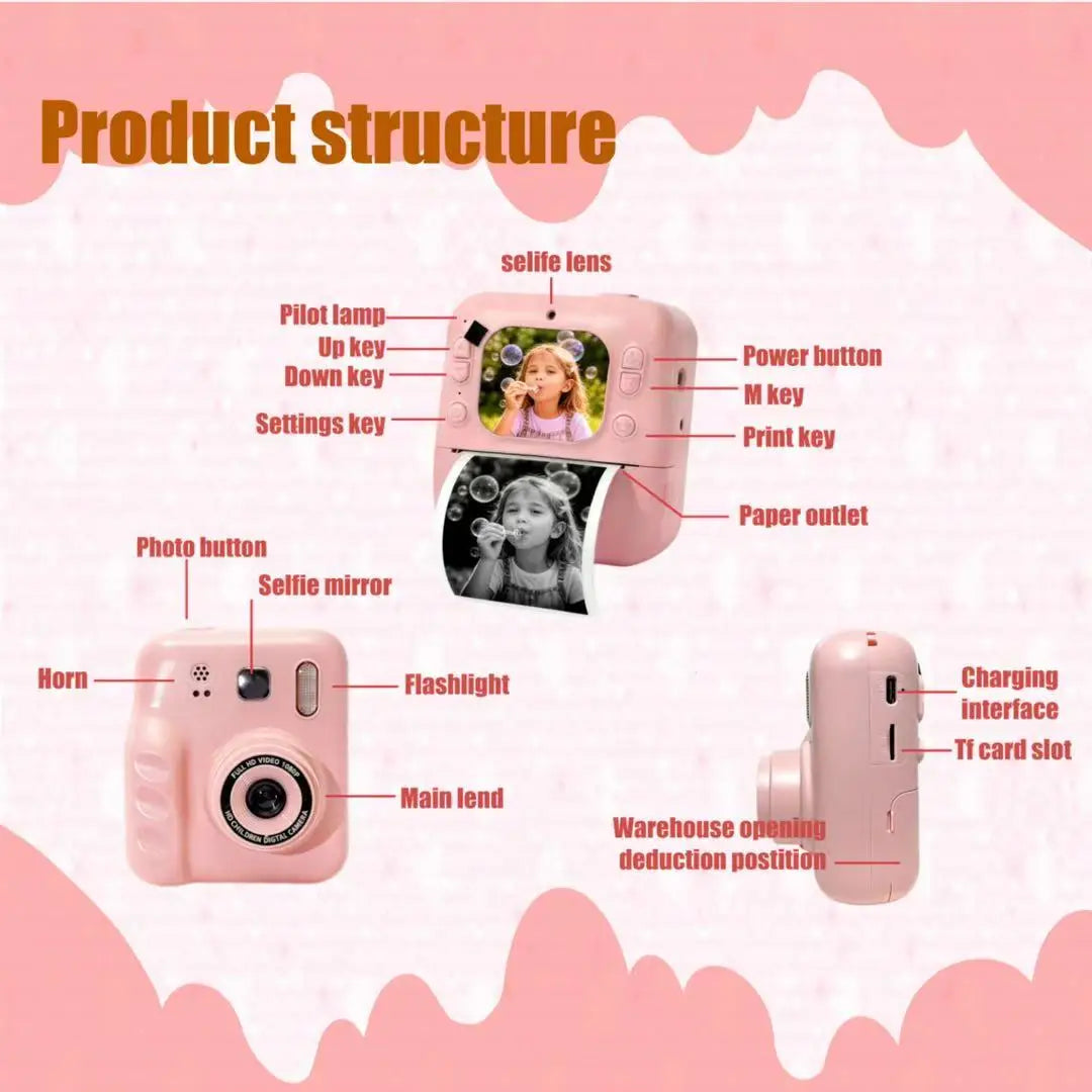 Kids Instant Print Digital Camera