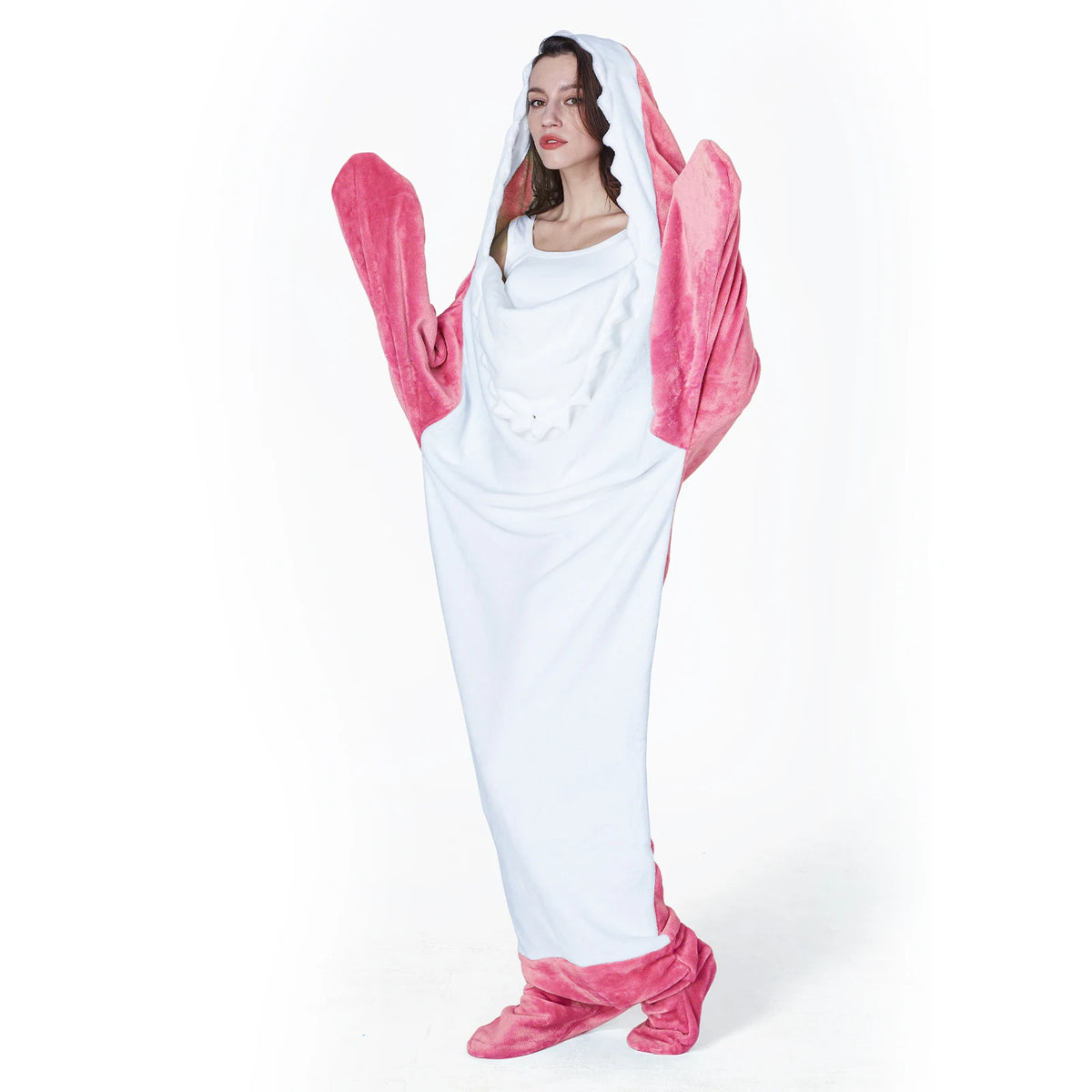 Shark Wearable Blanket Pajamas