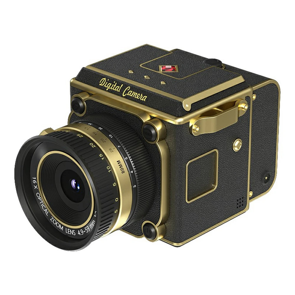 Vintage Retro Digital Camera with 16X Zoom