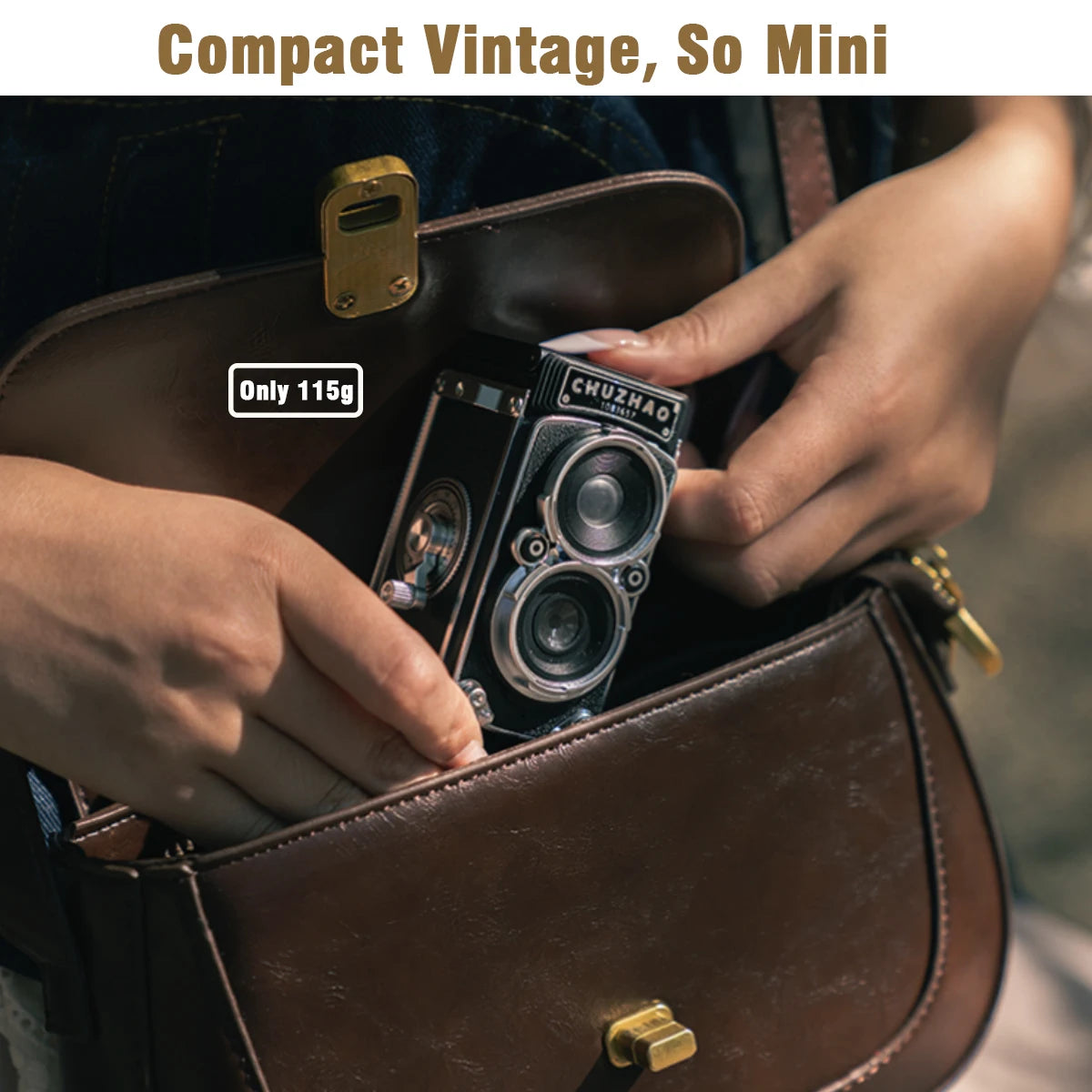 Vintage Mini Digital Camera, 1080P Video