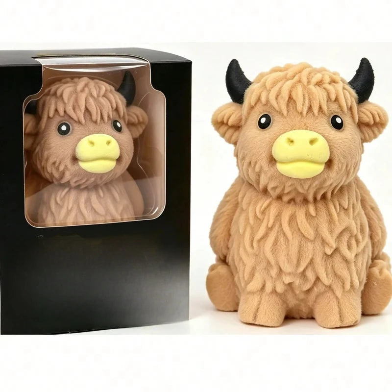 Highland Cow Squishy Fidget Toy