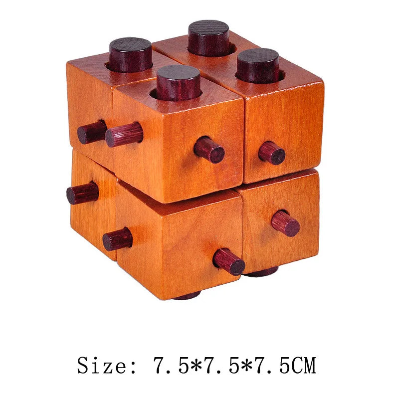 Wooden Lu Ban Lock Brain Teaser Puzzle