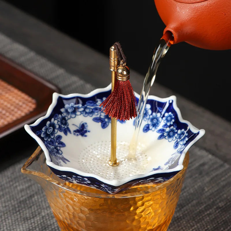 Ceramic Umbrella Tea Strainer