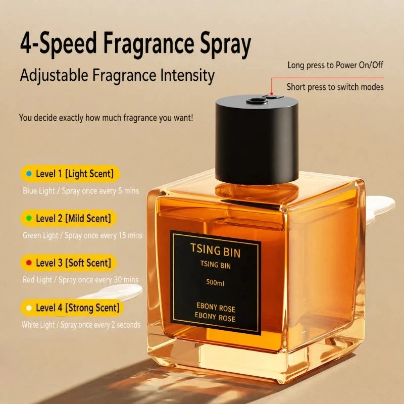 Rechargeable Automatic Fragrance Diffuser Glass