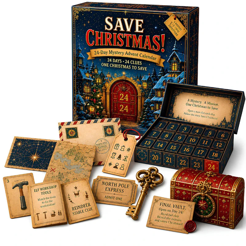 Christmas Mystery Advent Calendar Escape Room Game