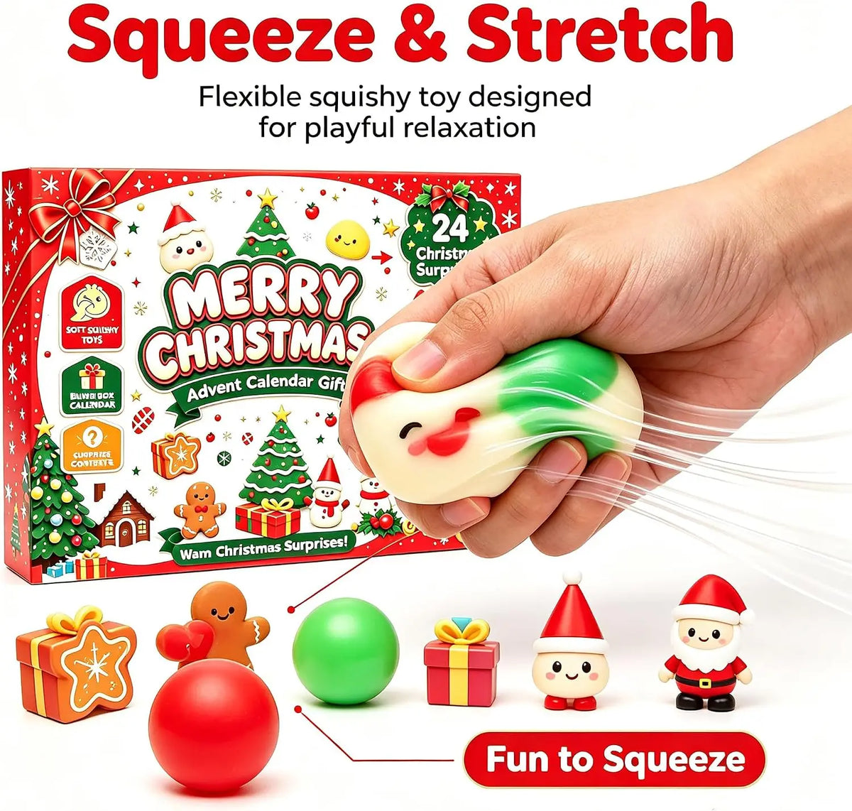 Dumpling Squishy Advent Calendar Fidget Toys