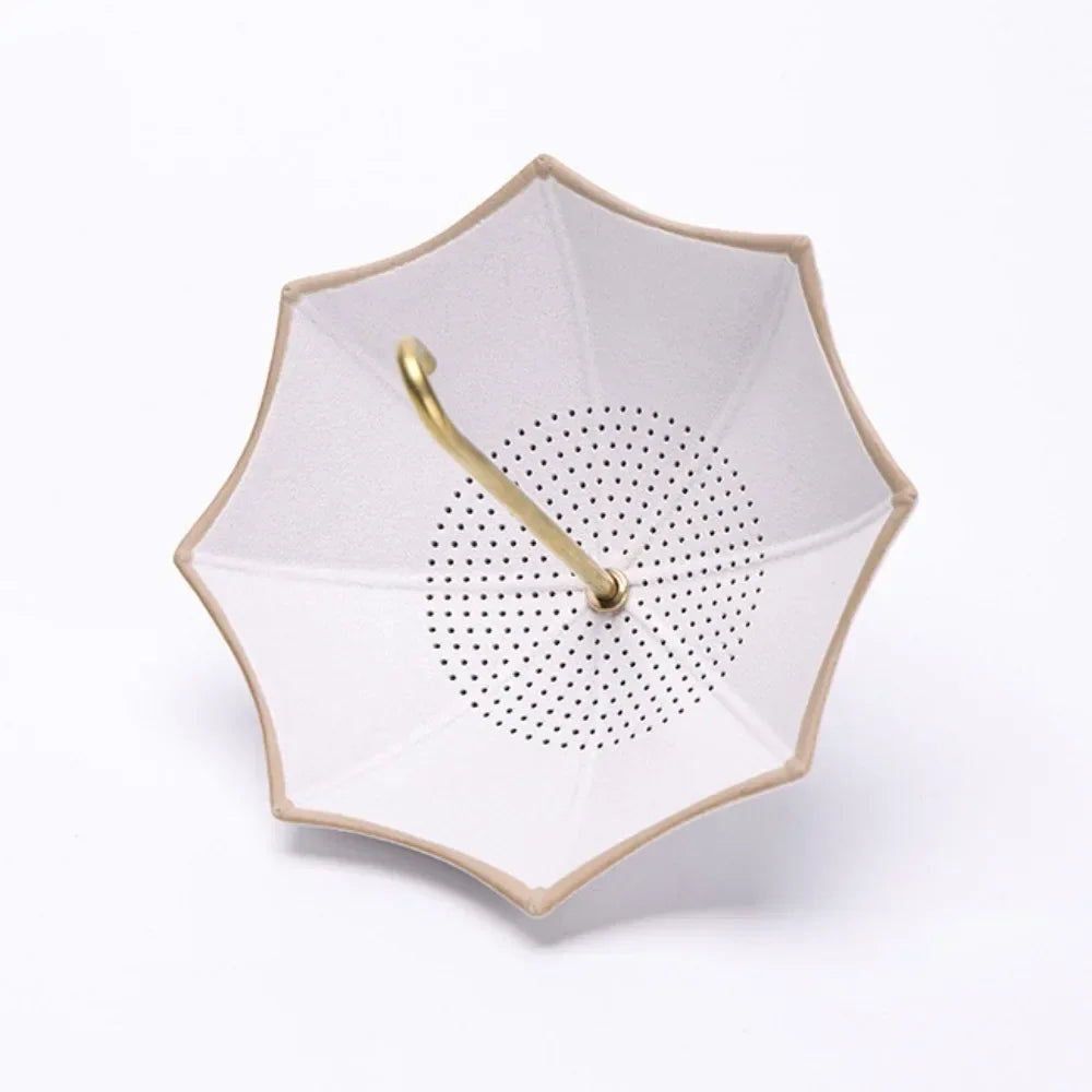 Ceramic Umbrella Tea Strainer