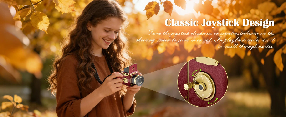 Vintage Retro Digital Camera with 16X Zoom