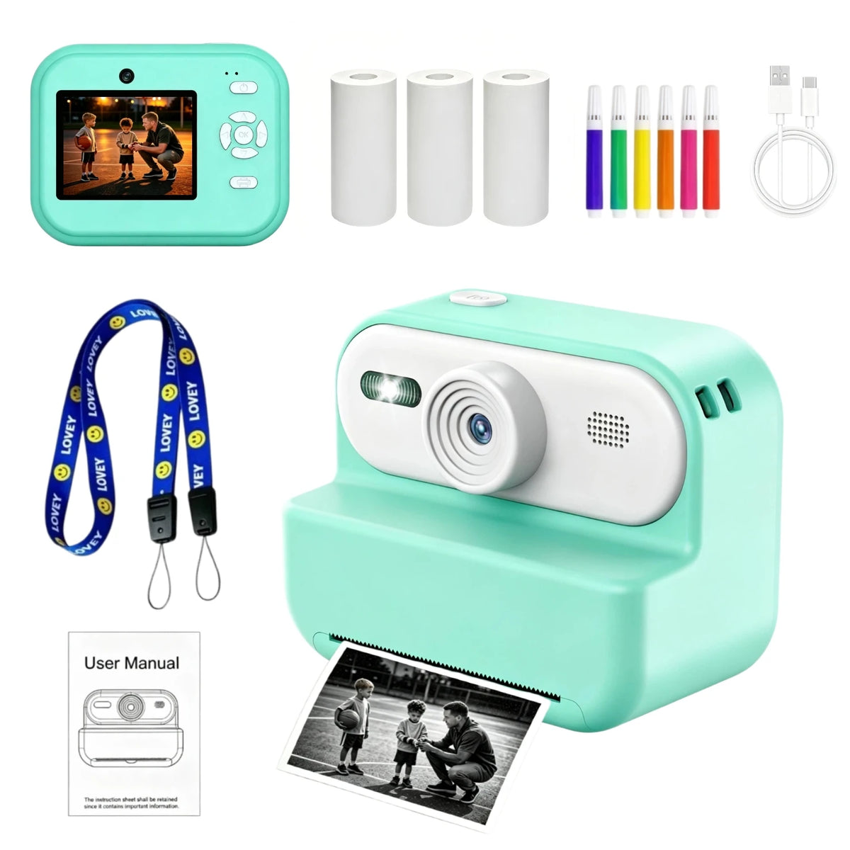 Kids Instant Print Camera
