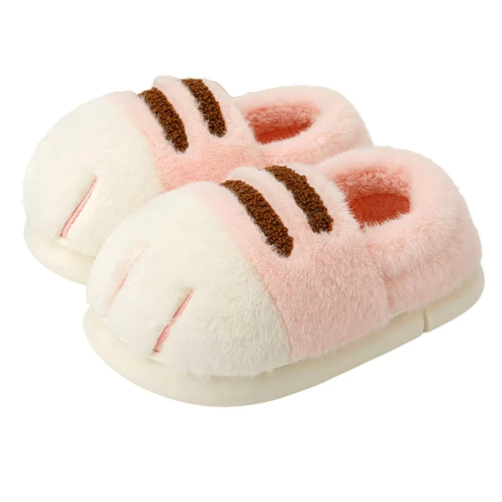 Cat Claw Plush Slippers for Women