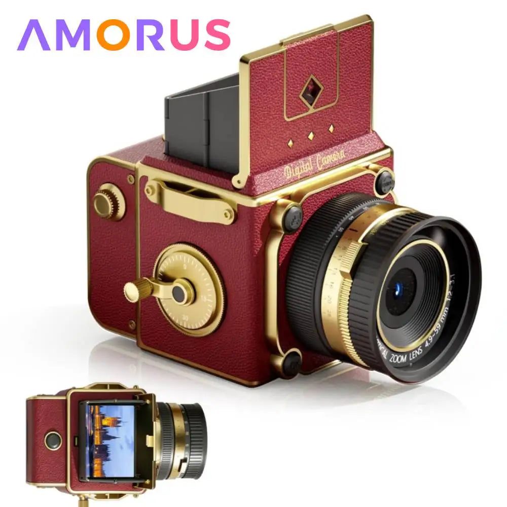 Vintage Retro Digital Camera with 16X Zoom