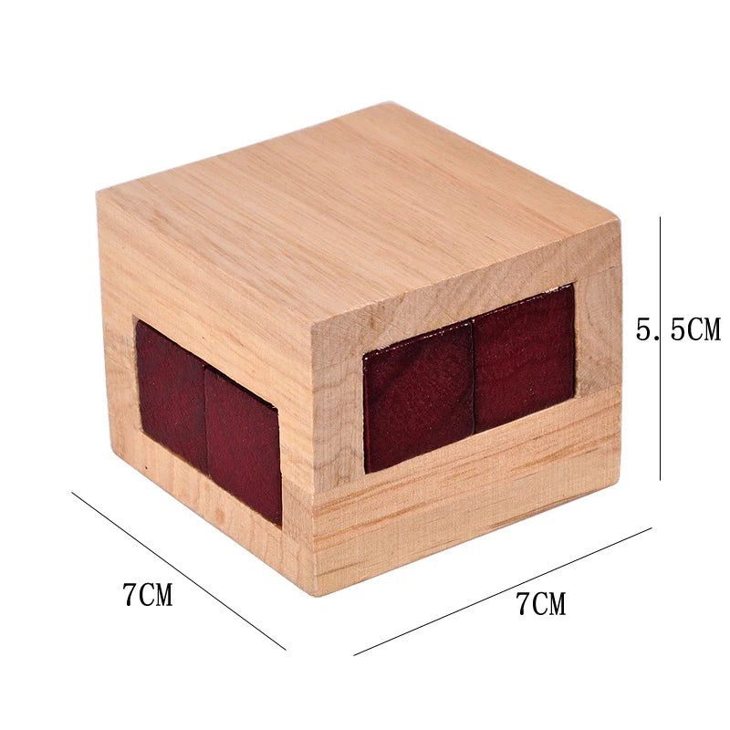 Wooden Magic Box Puzzle Brain Teaser