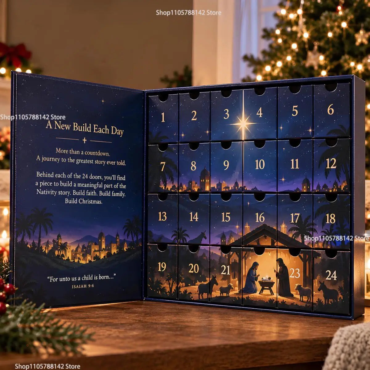 Nativity Advent Calendar Building Set