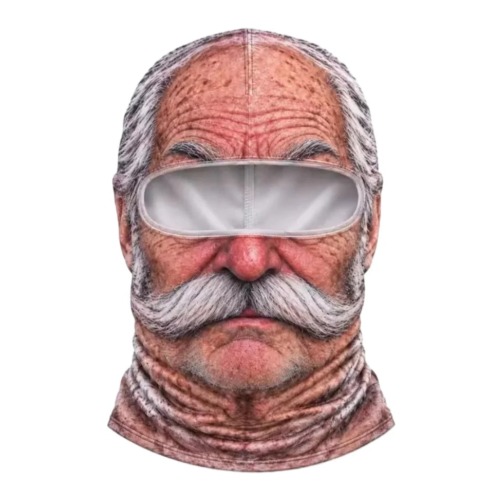 Funny Old Man Balaclava Ski Mask
