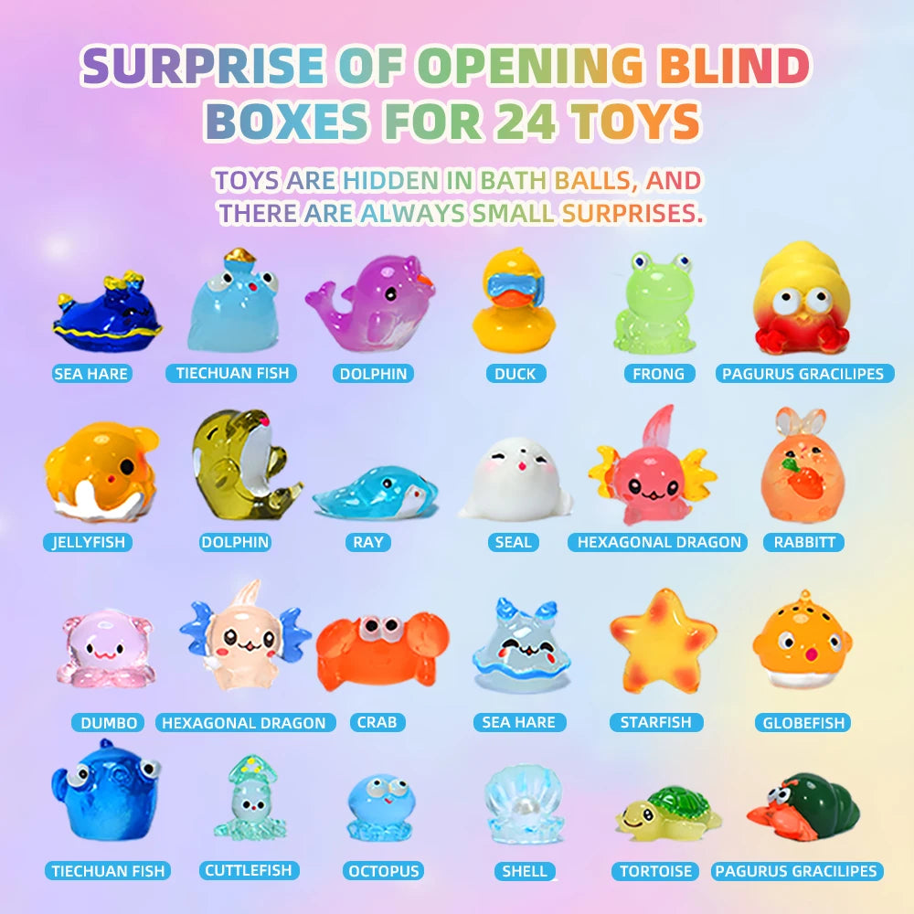 Bath Bombs for Kids with Toy Surprises