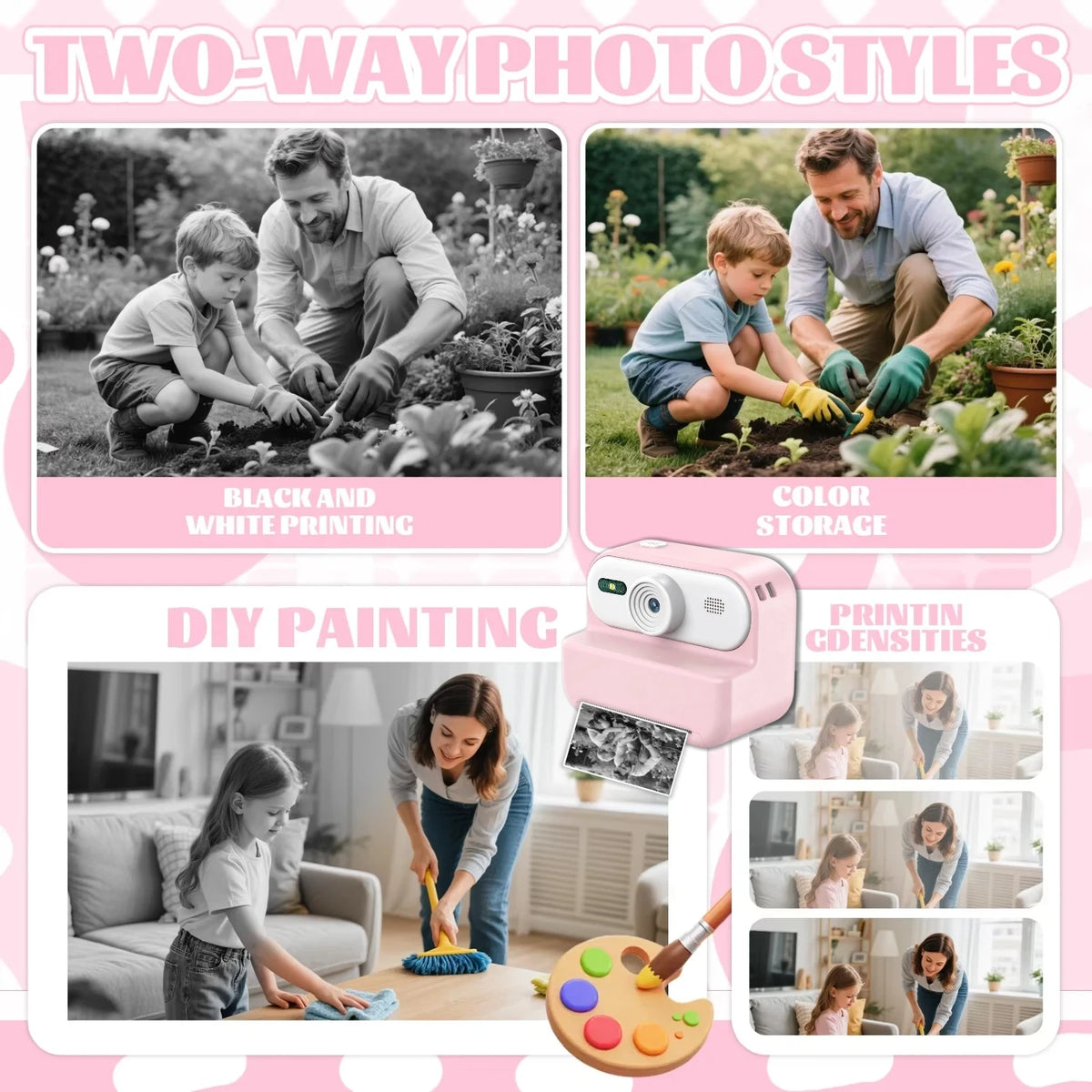 Kids Instant Print Camera