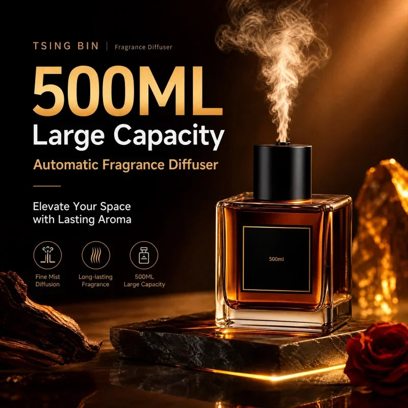 Rechargeable Automatic Fragrance Diffuser Glass